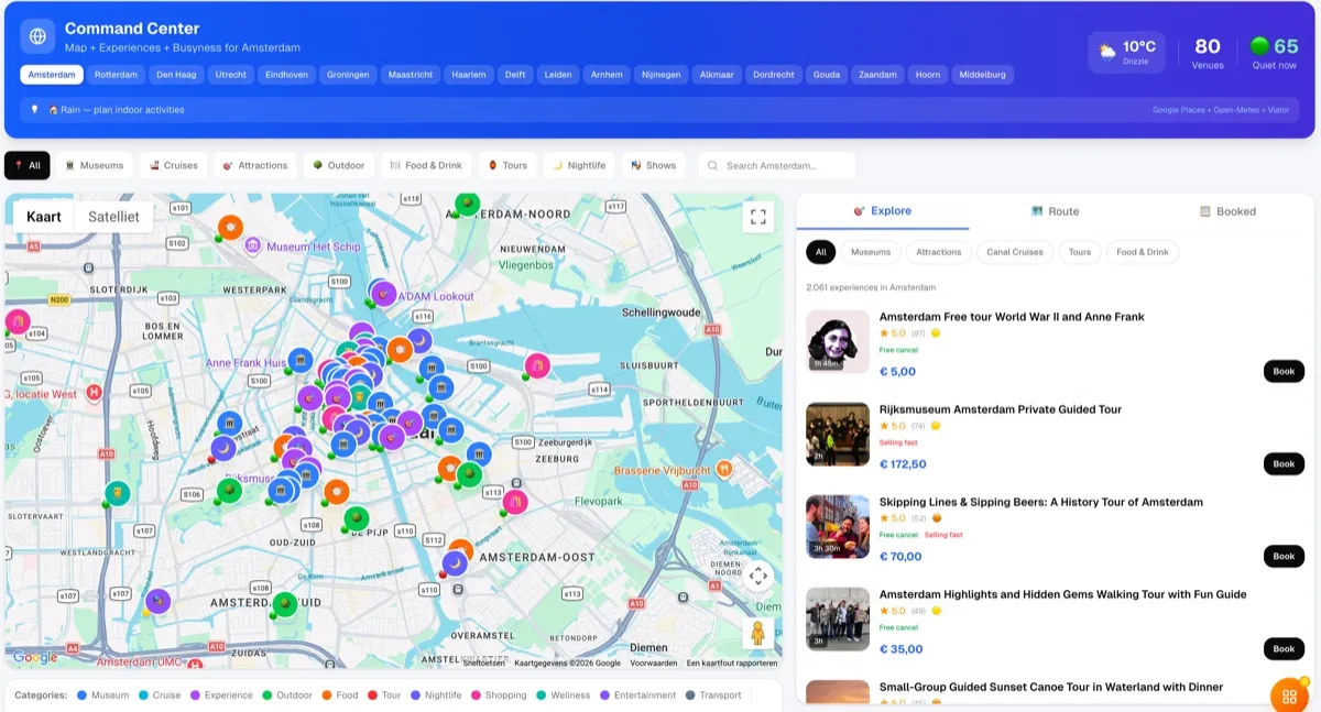 TicketMatch Command Center Dashboard